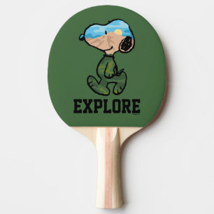 Peanuts   Great Outdoor Snoopy Ping Pong Paddle