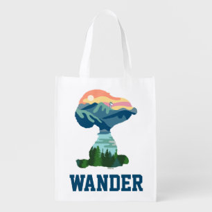 Peanuts Great Outdoor Snoopy Portrait Grocery Bag