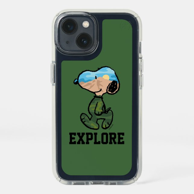 Peanuts | Great Outdoor Snoopy Speck iPhone 13 Case (Front)