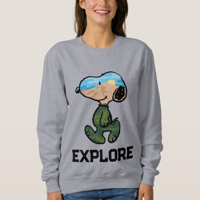Peanuts | Great Outdoor Snoopy Sweatshirt (Front)