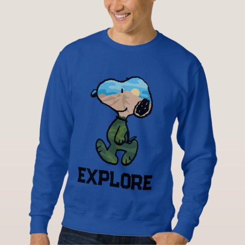 Peanuts  Great Outdoor Snoopy Sweatshirt
