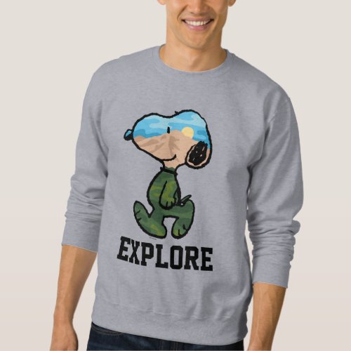 Peanuts  Great Outdoor Snoopy Sweatshirt