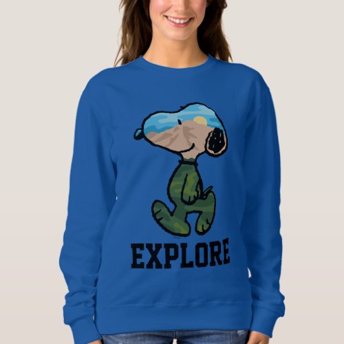 Peanuts  Great Outdoor Snoopy Sweatshirt