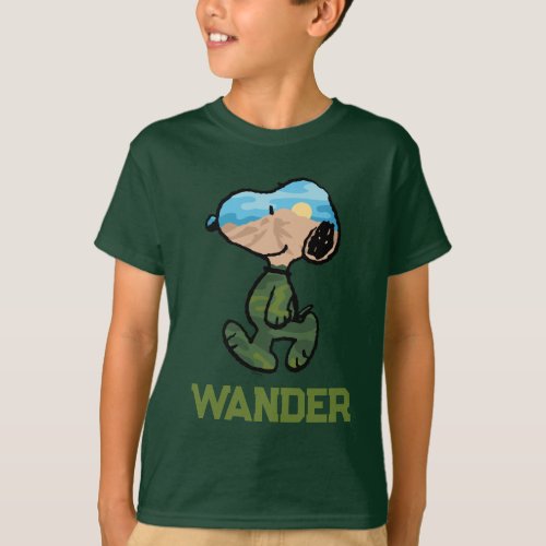 Peanuts  Great Outdoor Snoopy T_Shirt