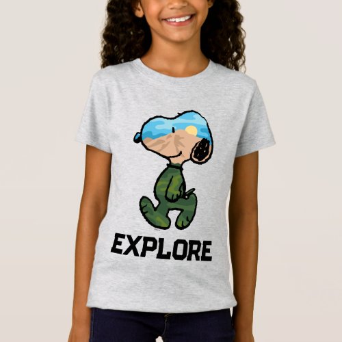 Peanuts  Great Outdoor Snoopy T_Shirt