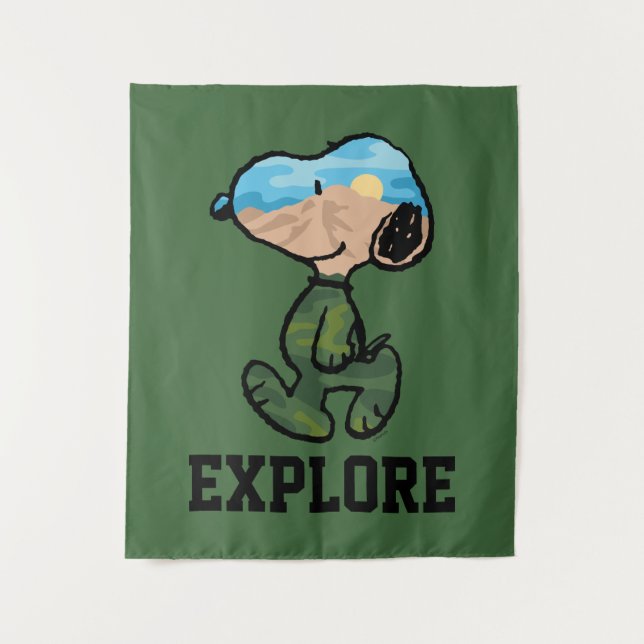 Peanuts | Great Outdoor Snoopy Tapestry (Front)