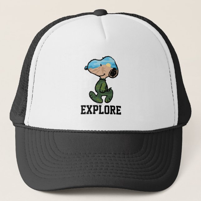 Peanuts | Great Outdoor Snoopy Trucker Hat (Front)