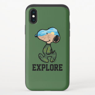 Peanuts   Great Outdoor Snoopy iPhone X Slider Case