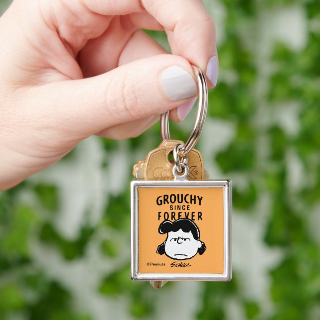 Peanuts | Grouchy Since Forever Lucy Keychain (Hand)