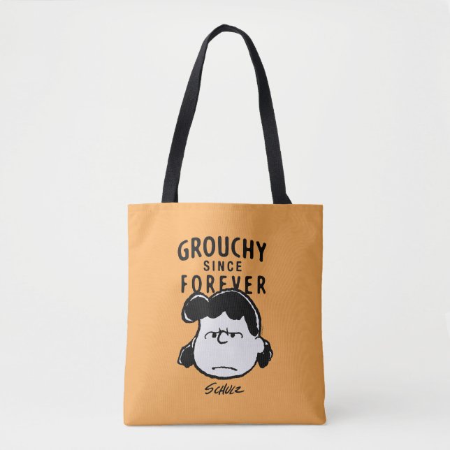 Peanuts | Grouchy Since Forever Lucy Tote Bag (Front)