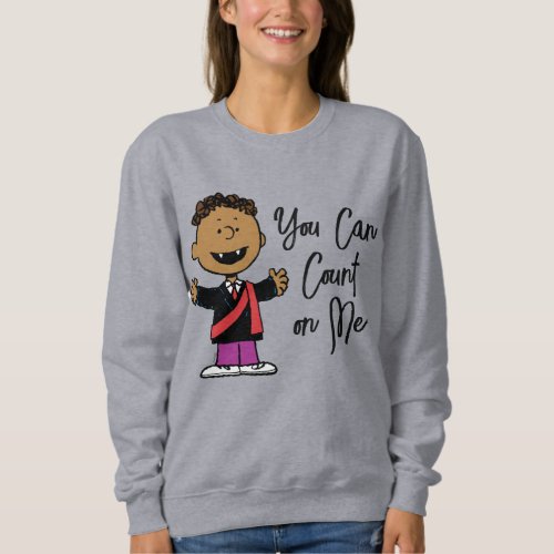 Peanuts  Halloween Franklin Vampire Sweatshirt