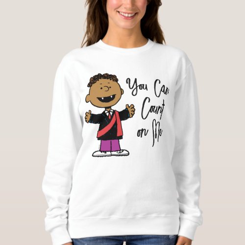 Peanuts  Halloween Franklin Vampire Sweatshirt