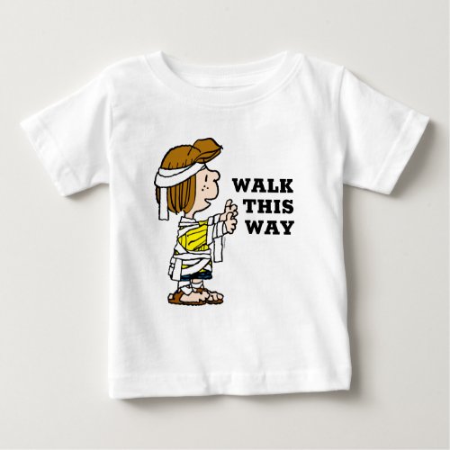 Peanuts  Halloween Peppermint Patty Mummy Baby T_Shirt