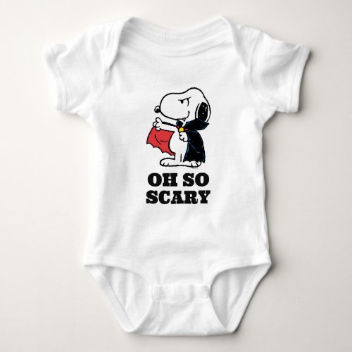 Peanuts  Halloween Snoopy Vampire Baby Bodysuit