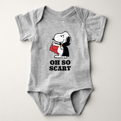 Peanuts  Halloween Snoopy Vampire Baby Bodysuit