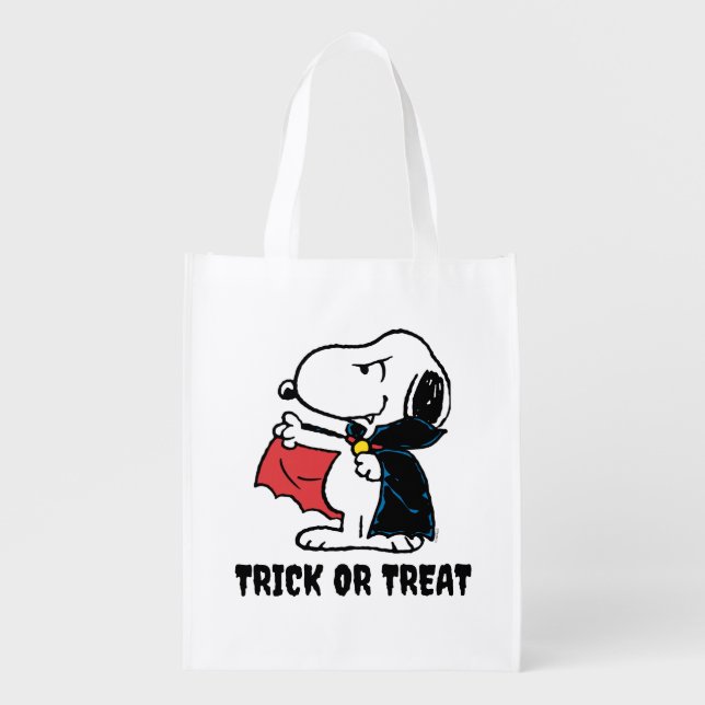 Peanuts | Halloween Snoopy Vampire Candy Bag (Front)