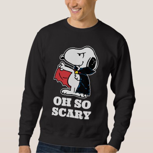 Peanuts  Halloween Snoopy Vampire Sweatshirt