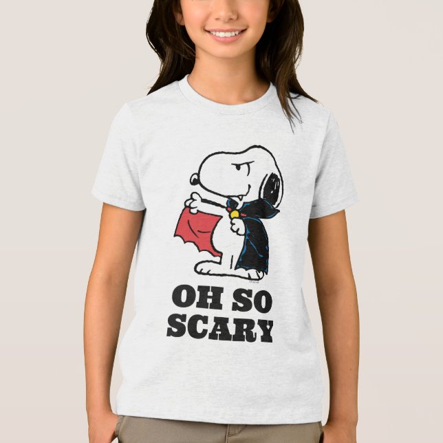 Peanuts | Halloween Snoopy Vampire Tri-Blend Shirt (Front)