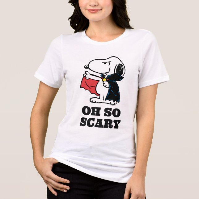 Peanuts | Halloween Snoopy Vampire Tri-Blend Shirt (Front)