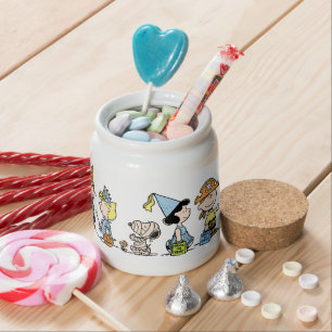 Peanuts Halloween Trick or Treaters Candy Jar