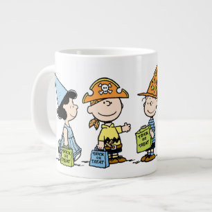Peanuts Halloween Trick or Treaters Giant Coffee Mug