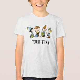Peanuts Halloween Trick or Treaters Tri-Blend Shirt