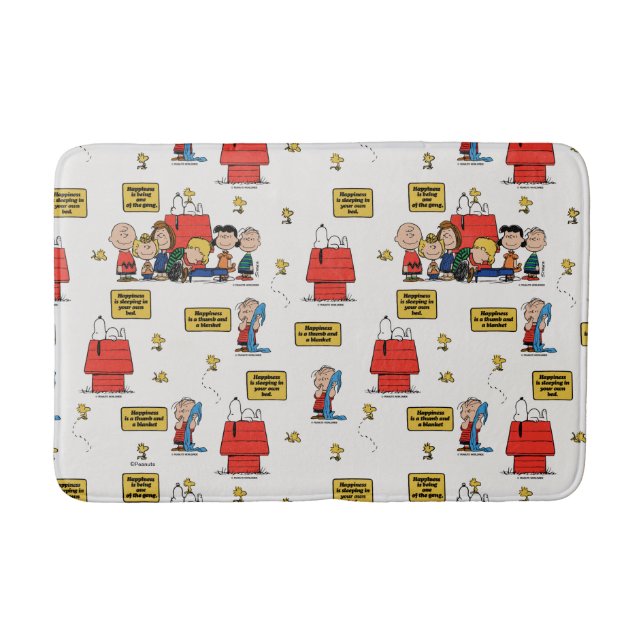 Peanuts | Happiness is… Bath Mat (Front)