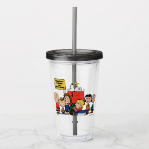 Peanuts   Happiness is Being One of the Gang Acrylic Tumbler