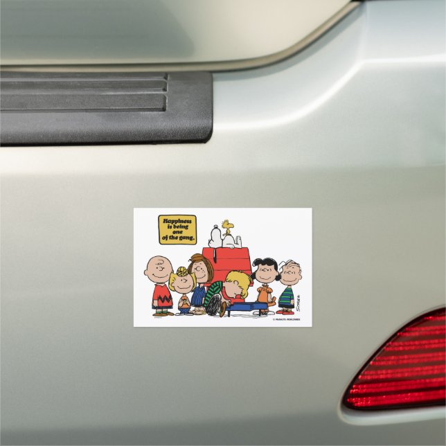Peanuts | Happiness is Being One of the Gang Car Magnet (In Situ)