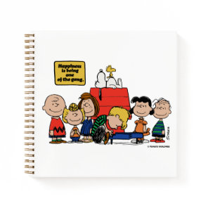 Peanuts | Happiness is Being One of the Gang Notebook