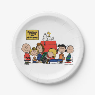 Peanuts | Happiness is Being One of the Gang Paper Plates