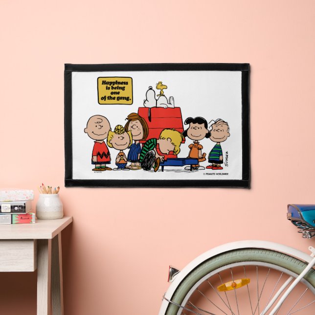 Peanuts | Happiness is Being One of the Gang Pennant (Insitu 2)