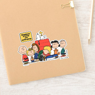 Peanuts   Happiness is Being One of the Gang Sticker