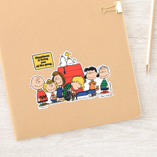 Peanuts | Happiness is Being One of the Gang Sticker