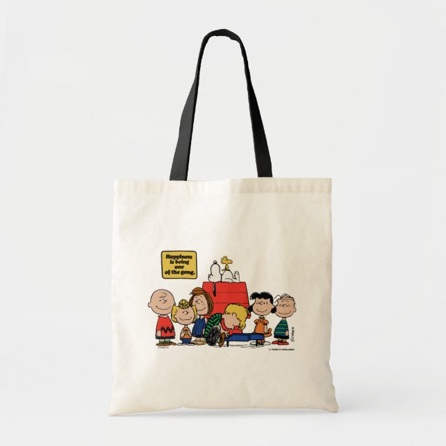 Peanuts | Happiness is Being One of the Gang Tote Bag (Front)