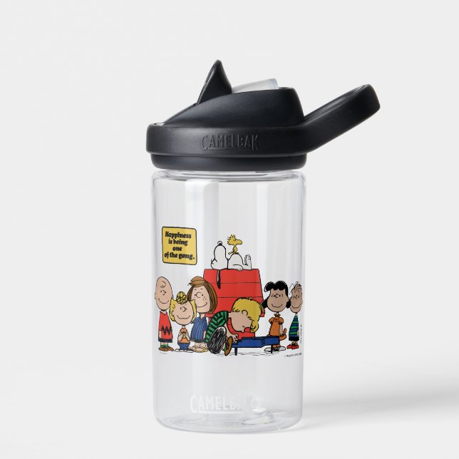 Peanuts | Happiness is Being One of the Gang Water Bottle (Left)