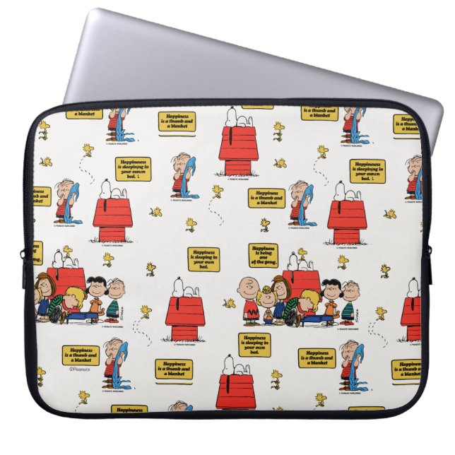 Peanuts | Happiness is… Laptop Sleeve (Front)