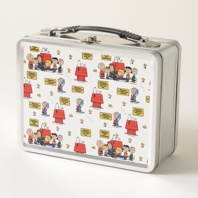 Peanuts | Happiness is… Metal Lunch Box (Front)