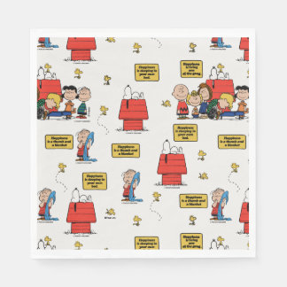Peanuts | Happiness is… Napkins