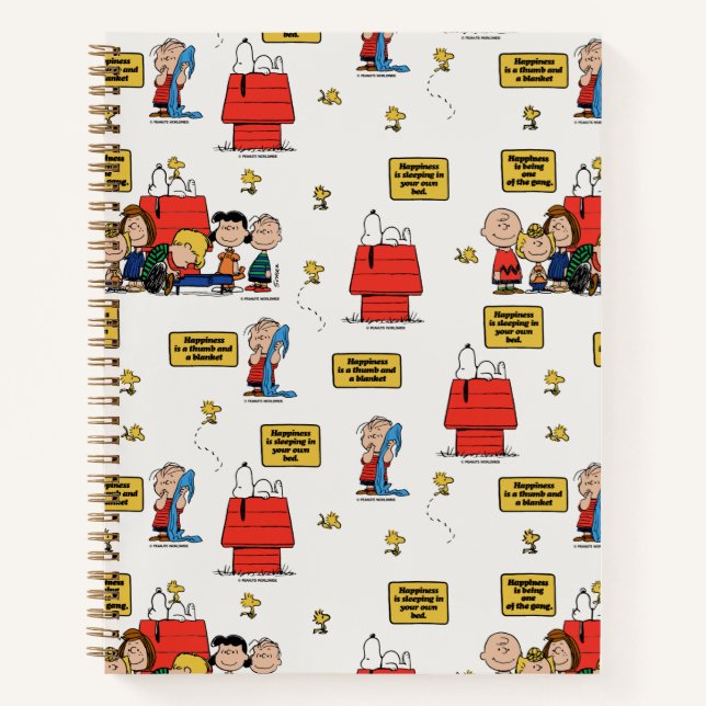 Peanuts | Happiness is… Notebook (Front)