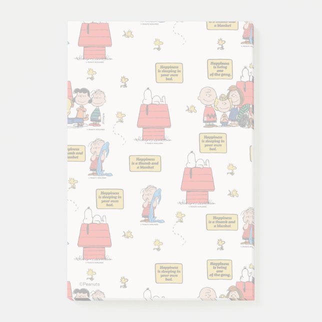 Peanuts | Happiness is… Post-it Notes (Front)