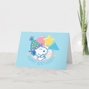 Peanuts   Happy Birthday Snoopy Balloons Card