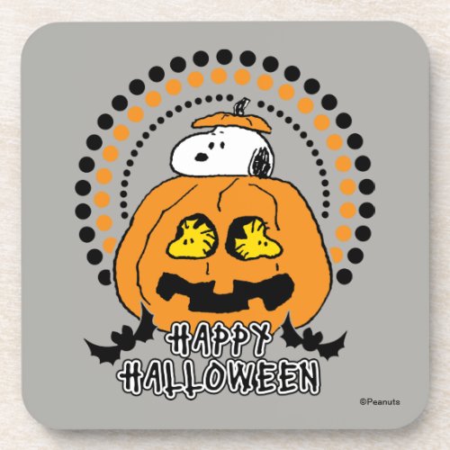 Peanuts  Happy Halloween Beverage Coaster