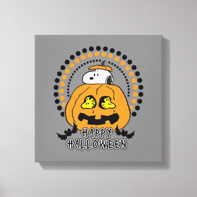Peanuts | Happy Halloween Canvas Print (Front)