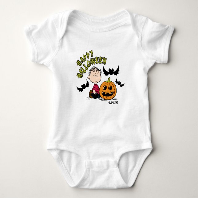 Peanuts | Happy Halloween Linus Baby Bodysuit (Front)