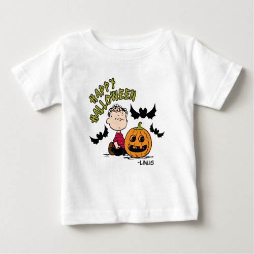 Peanuts  Happy Halloween Linus Baby T_Shirt