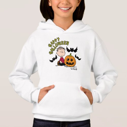 Peanuts  Happy Halloween Linus Hoodie