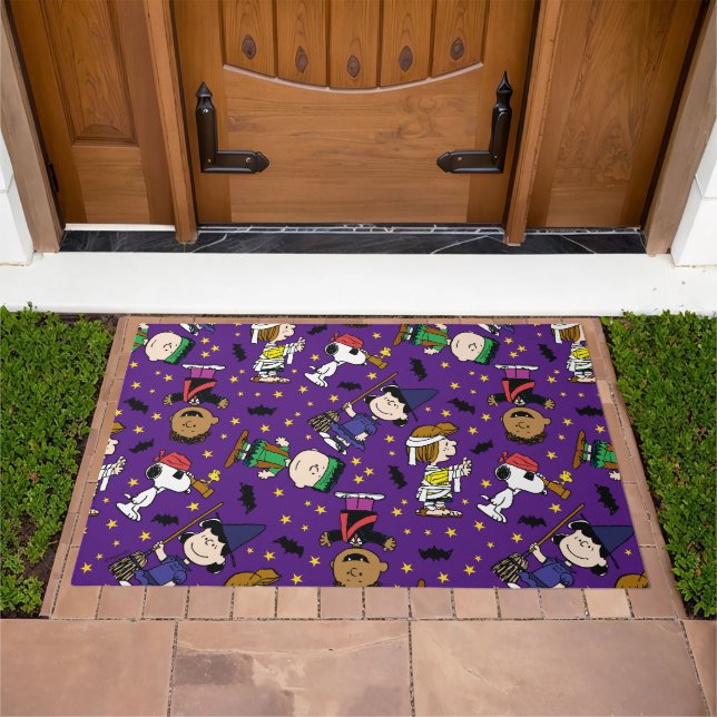 Peanuts | Happy Halloween Pattern Doormat (Outdoor)