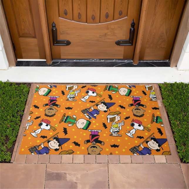 Peanuts | Happy Halloween Pattern Doormat (Outdoor)