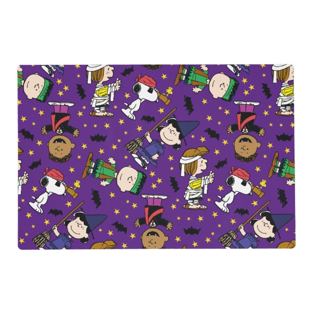Peanuts | Happy Halloween Pattern Placemat (Front)